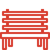 Icon kursi taman