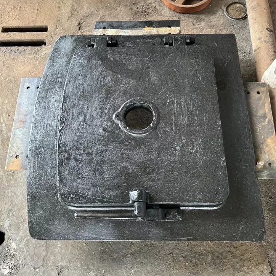 Pintu mesin pemanas ferro cast